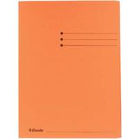 Dossiermap esselte a4 3klep manilla 275gr oranje - thumbnail