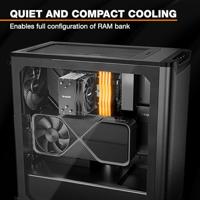 BeQuiet PURE ROCK SLIM 3 CPU-koellichaam met ventilator AMD AM4, AMD AM5 - thumbnail