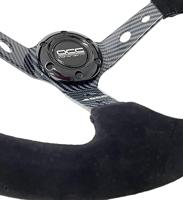 Race stuurwiel OCC Motorsport Zwart Zwart/Rood Ø 35 cm - thumbnail