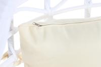 Hangende tuinstoel DKD Home Decor 90 x 70 x 110 cm Metaal Synthetische rotan Wit - thumbnail