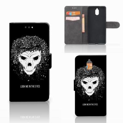 Telefoonhoesje met Naam Nokia 3.1 (2018) Skull Hair Telefoonhoesje met Naam Nokia 3.1 (2018) Skull Hair