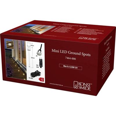KonstSmide GrondspotsMini spots box complete 12V set - 7464-000