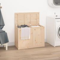 Wasmand 88,5x44x66 cm massief grenenhout - thumbnail