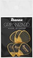 Ibanez PPA16HSGYE Grip Wizard Sand Grip plectrumset 6-pack heavy geel - thumbnail