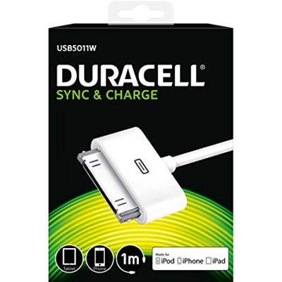 Duracell USB-oplaadkabel/datakabel/sync-kabel