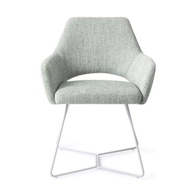 Jesper Home Eetkamerstoel 'Yanai' Beehive White, kleur Soft Sage