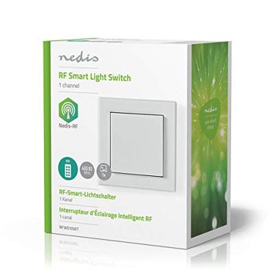 Nedis RFWS10WT Rf Smart Wandschakelaar Enkelvoudig Nedis RFWS10WT Rf Smart Wandschakelaar Enkelvoudig