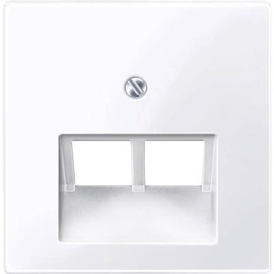 Merten 296125 UAE-, IAE-, ISDN-contactdoos Afdekking Wit 1 stuk(s)