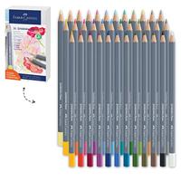 Faber Castell FC-114639 Goldfaber Aqua Aquarelpotloden 36 Stuks Pastels/Full Tones/Shaded Tones - thumbnail