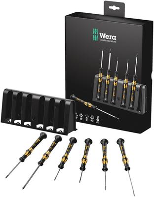 Wera 1578 A/6 Elektronica - Schroevendraaiers + Houder, 6 -delig - 1 stuk(s) - 05030170001 - thumbnail