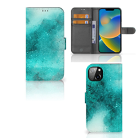 Hoesje iPhone 14 Plus Painting Blue - thumbnail