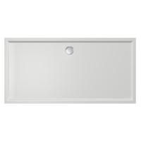 Douchebak Xenz Mariana | 180x90x4 cm | Incl.Afvoersifon-Chroom | Acryl | Rechthoekig | Wit glans - thumbnail