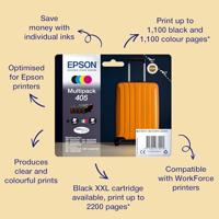 Epson Inktcartridge T05G6, 405 Origineel Combipack Zwart, Geel, Cyaan, Magenta C13T05G64010 - thumbnail