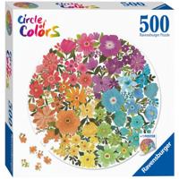 Ravensburger Circle of colors puzzels - flowers, 500st. - thumbnail