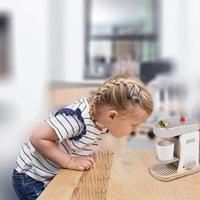 Joueco houten koffiezetapparaat met accessoires - thumbnail