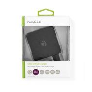 Thuislader | 3,0 A | USB / USB-C | Power Delivery 45 W | Zwart