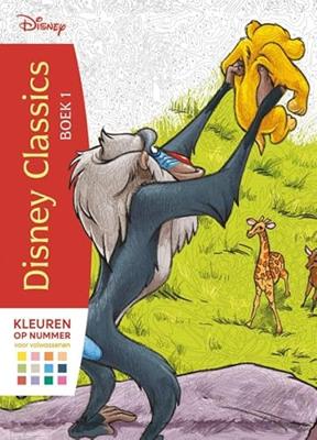 Disney Classics boek 1 Kleuren op nummer