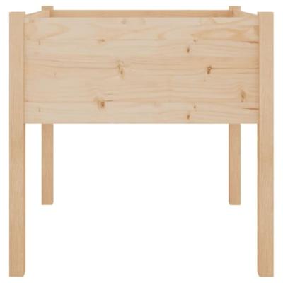VidaXL Plantenbak 70x70x70 cm massief grenenhout