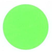Etiket 65 mm rond fluor groen 1000 rol - thumbnail
