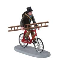 Lemax travelling chimney sweep kerstdorp figuur type 3 Caddington Village 2021 - thumbnail
