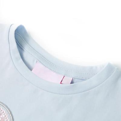 Kindershirt 92 lichtblauw Kindershirt 92 lichtblauw