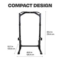 Centr Half Rack - Squat Rack met Pull-Up Bar - thumbnail