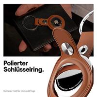 KeyBudz AirTag keyring - Tan - thumbnail