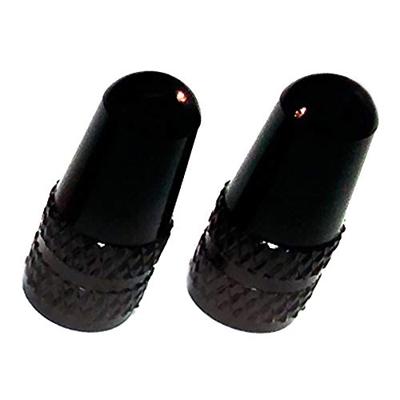 Radon 1 Pair of Black Valve Caps