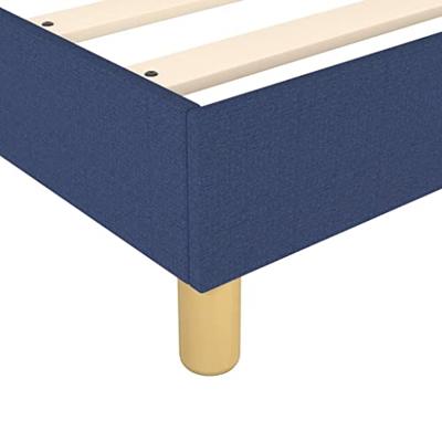 Boxspringframe stof blauw 160x200 cm Boxspringframe stof blauw 160x200 cm