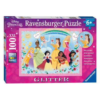 Ravensburger Disney prinses glitterpuzzel, 100st. xxl