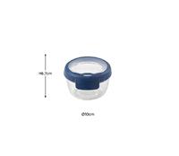 Curver grand chef vershoudbak rond 0.25l transparant/donkerblauw - thumbnail