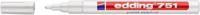Edding 751 paint marker 4-751049 Lakmarker Wit 1 mm, 2 mm - thumbnail