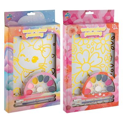 Moxy Waterverf schilderset met folie, a4