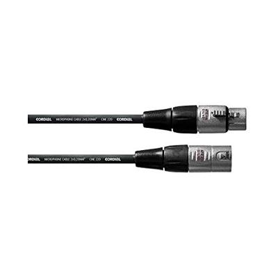 Cordial 11224 Jackplug Instrumenten Aansluitkabel [1x Jackplug male 6,3 mm (mono) - 1x Jackplug male 6,3 mm (mono)] 6 m Zwart