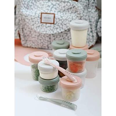 Set eerste maaltijd BEABA geassorteerde roze tinten (euc
