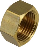 Bonfix messing kap - 3/8 Binnendraad - thumbnail