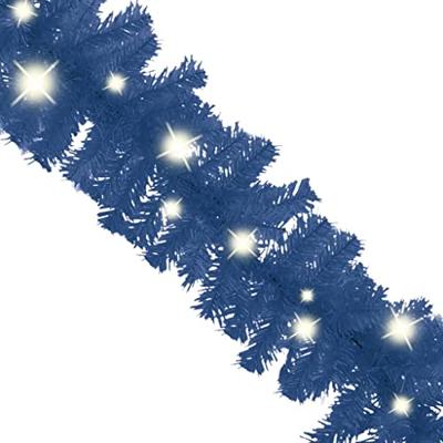 Kerstslinger met LED-lampjes 20 m blauw - thumbnail