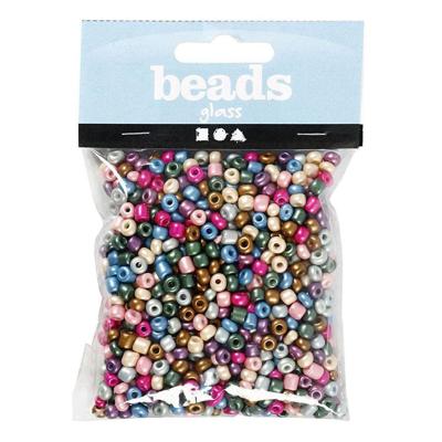 Creativ Company Rocailles metallic kleuren, 130 gram