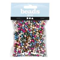 Creativ Company Rocailles metallic kleuren, 130 gram - thumbnail