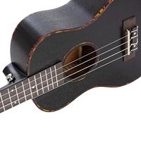 Cascha HH 2305L tenor ukelele zwart met gigbag - linkshandig - thumbnail