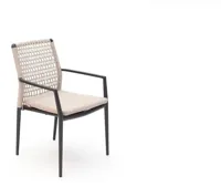 Trestino stapelbare dining tuinstoel latour antraciet - thumbnail