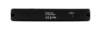 LC-Power LC-25U3-HYDRA HDD enclosure 2.5 Zwart opslagbehuizing LC-Power LC-25U3-HYDRA HDD enclosure 2.5 Zwart opslagbehuizing