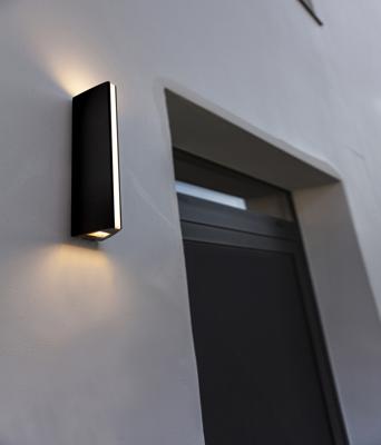 Lutec Unieke moderne wandlampLeo zwart - 5192701330