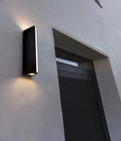 Lutec Unieke moderne wandlampLeo zwart - 5192701330 - thumbnail