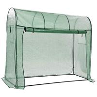 VidaXL Tuinkas met ritsdeur 200x80x170 cm - thumbnail