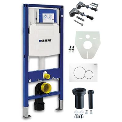Geberit Duofix UP-320 Inbouwreservoir + Sigma-01 Drukplaat Wit