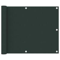 VidaXL Balkonscherm 75x300 cm oxford stof donkergroen - thumbnail