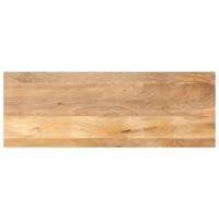 Tafelblad rechthoekig 160x50x3,8 cm massief mangohout - thumbnail