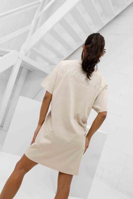 Malelions Kylie T-Shirt Dress Dames Beige - Maat XL - Kleur: Beige | Soccerfanshop