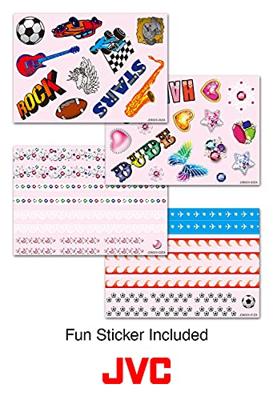 JVC HA-KD5-V-E On Ear koptelefoon Kabel Lila, Groen Volumebegrenzing, Lichtgewicht Kinderen